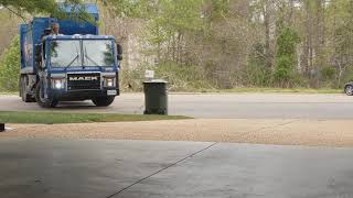 Republic Services McNeilus Automated Side Loader Garbage Pickup