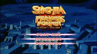 She-Ra Princess Of Power Season 1 Part 2 Disc 1 Dvd Menu