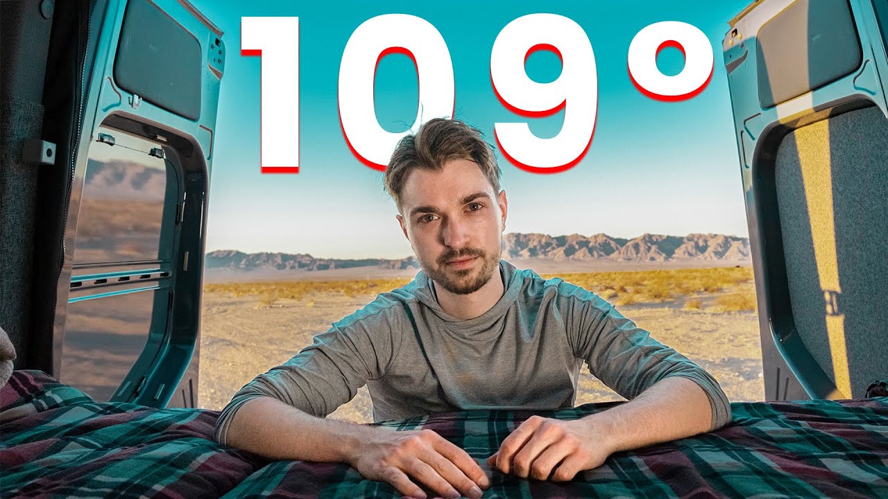 How We Stay Cool In Our Van (Extreme Summer Heat) - YouTube