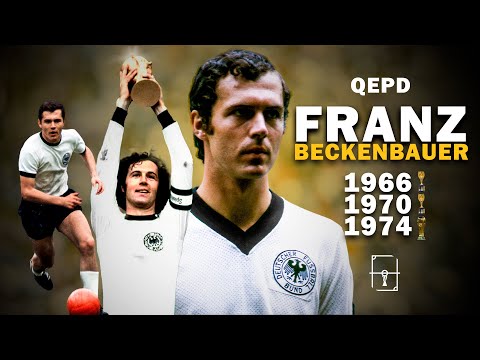 Homenaje a FRANZ BECKENBAUER (1945-2024) 💔 Los tres Mundiales de la LEYENDA alemana
