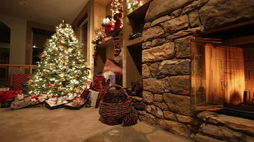🎄 4 Hours of Beautiful Christmas music for winter evenings 🎄 Cozy Fireplace 🔥 for a better sleep