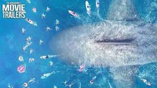 THE MEG "Chomp on This!" Clips + Trailer (2018) - Jason Statham Shark Action Thriller