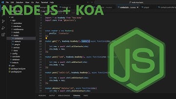 WS NODE 101 - How to create a KOA Base Project on Node Js for APIs - Best way to start basics