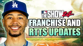 MLB The Show 24 Franchise \& Road to the Show Updates