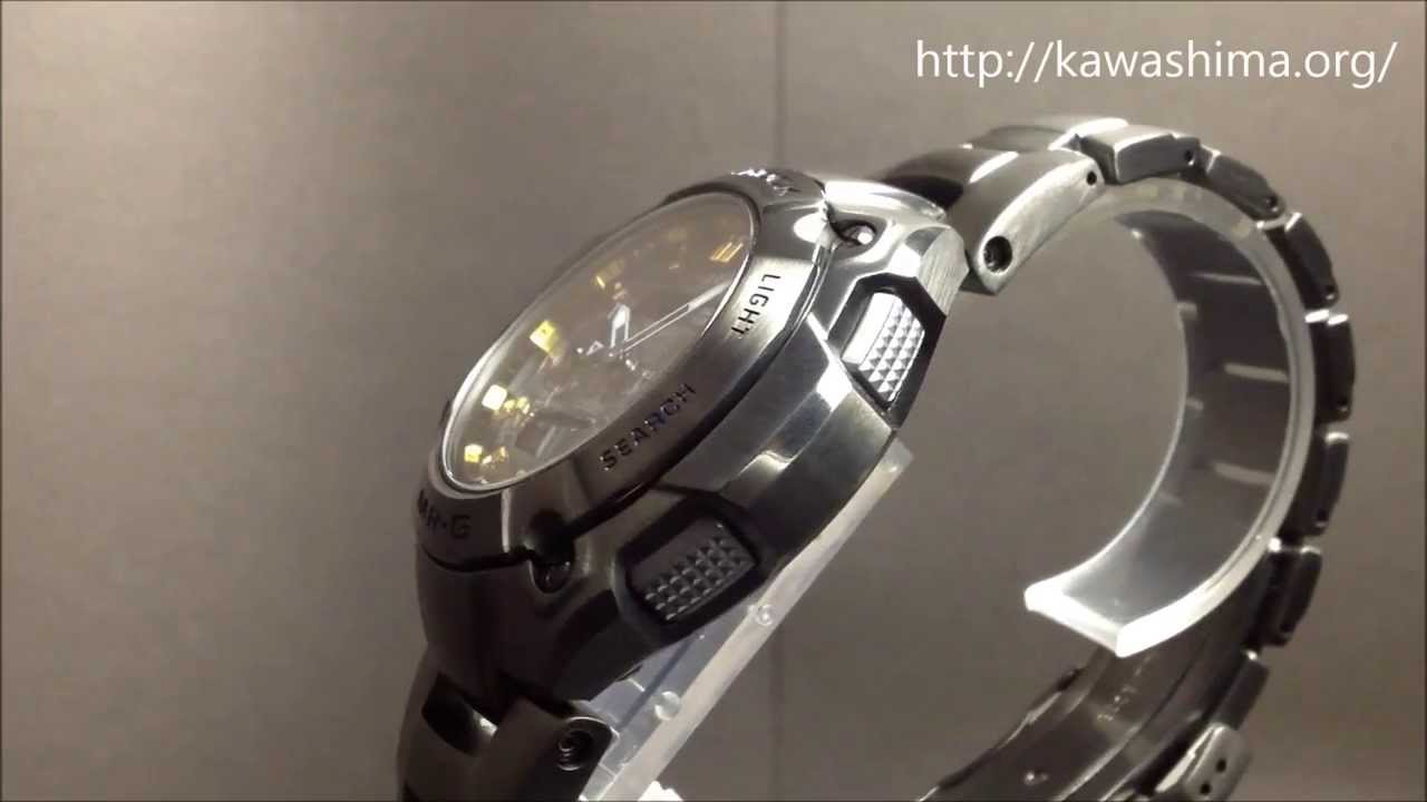 CASIO G-SHOCK MR-G（カシオ腕時計Gショック）ソーラー電波 MRG-7700B-1AJFの動画 - YouTube