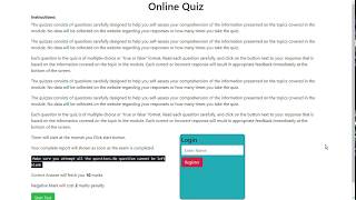 Quiz Project- Completely Using Javascript.
