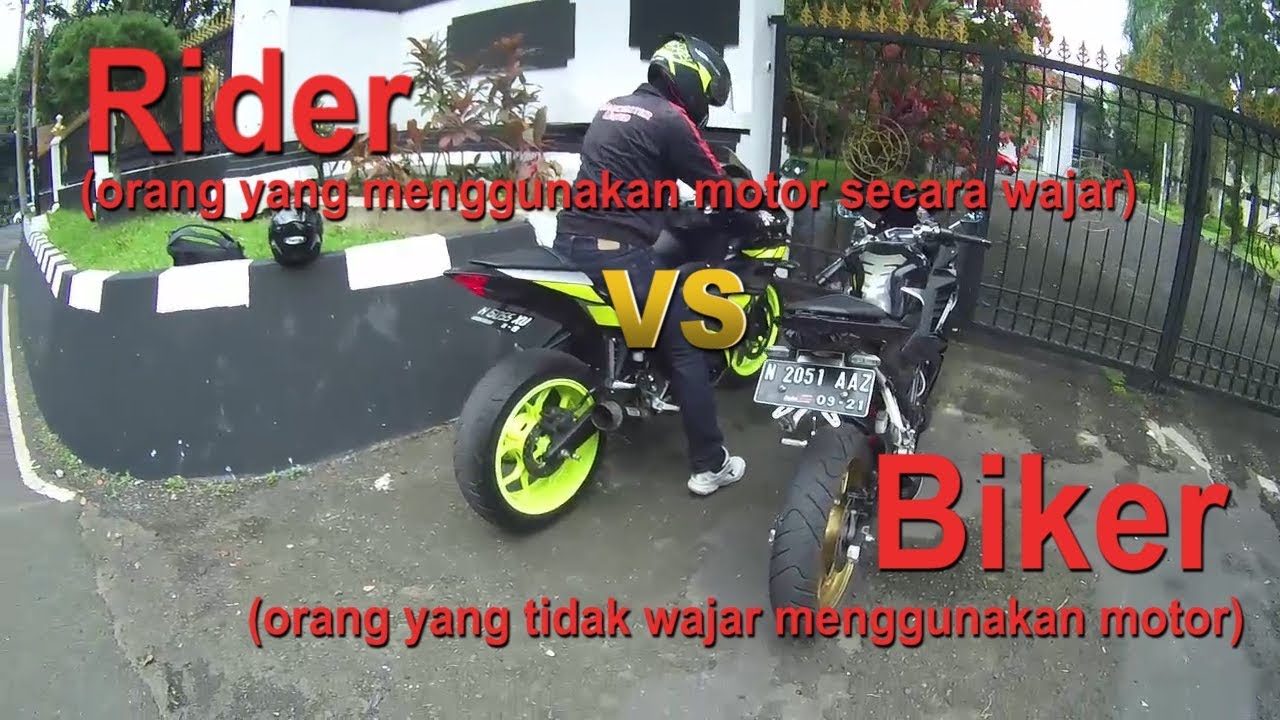 Perbedaan Rider VS Biker YouTube