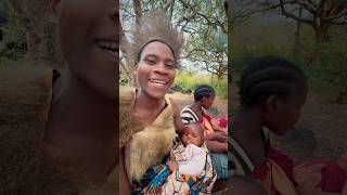The Happy Hadzabe Tribe Family Has A Lovely Newborn Baby