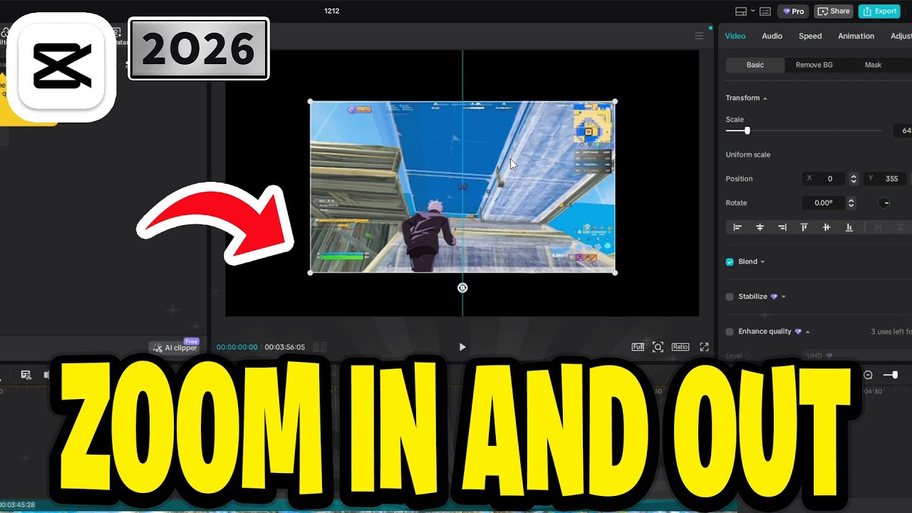 How To Zoom In and Out In CapCut PC - 2026 - YouTube