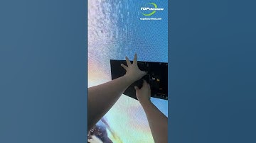 LED display — Magnetic snap-fit panels, brilliance in seconds ⚡#ledscreen #leddisplay #shorts