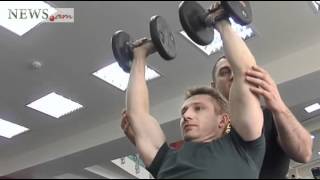 Fitness on NEWS.am Sport. 11 Жим с гантелями -- плечи -Dumbbell Shoulder Press