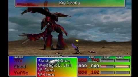 Final Fantasy VII -- Ruby Weapon Battle (Part 1/5)