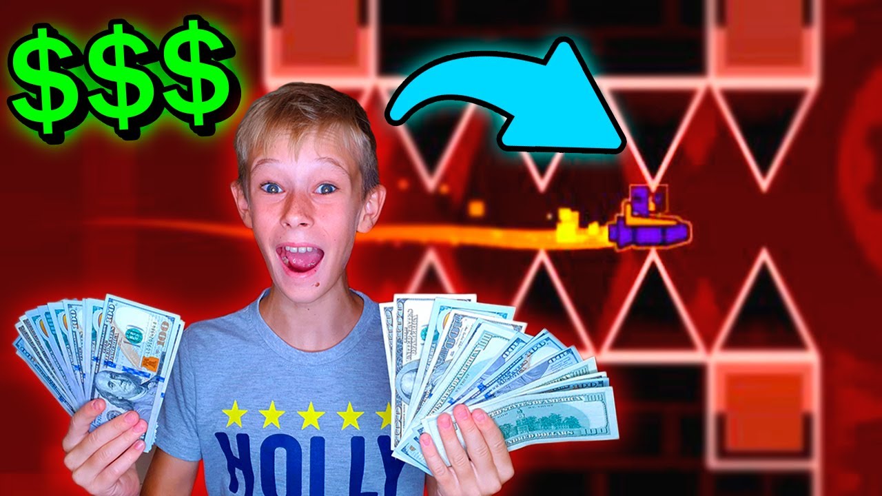 Геометри Даш Но Если Пройдёшь Уровень Получишь 💲💲💲 - Челлендж