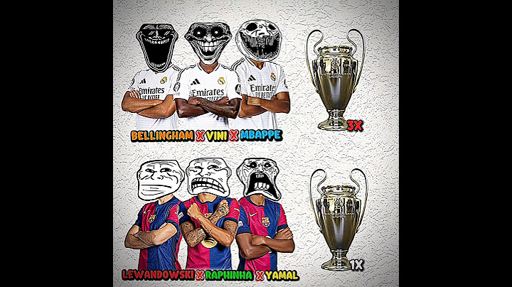 MBAPPE X VINICIUS JR X BELLINGHAM VS YAMAL X LEWANDOWSKI X RAPHINHA #football #trophy #shorts