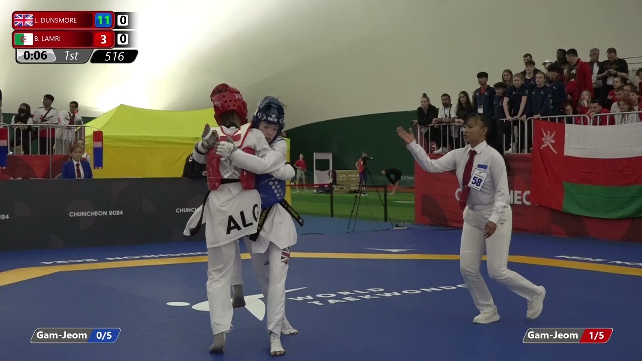 516 Round of 32 Women  44kg GBR L  DUNSMORE ALG B  LAMRI