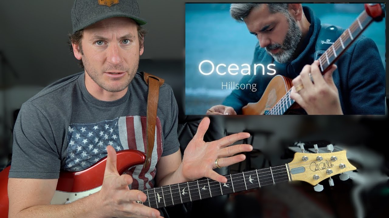 Учитель игры на гитаре РЕАКЦИЯ: Андре Кавальканте | OCEANS - Hillsong (кавер в стиле фингерстайл)