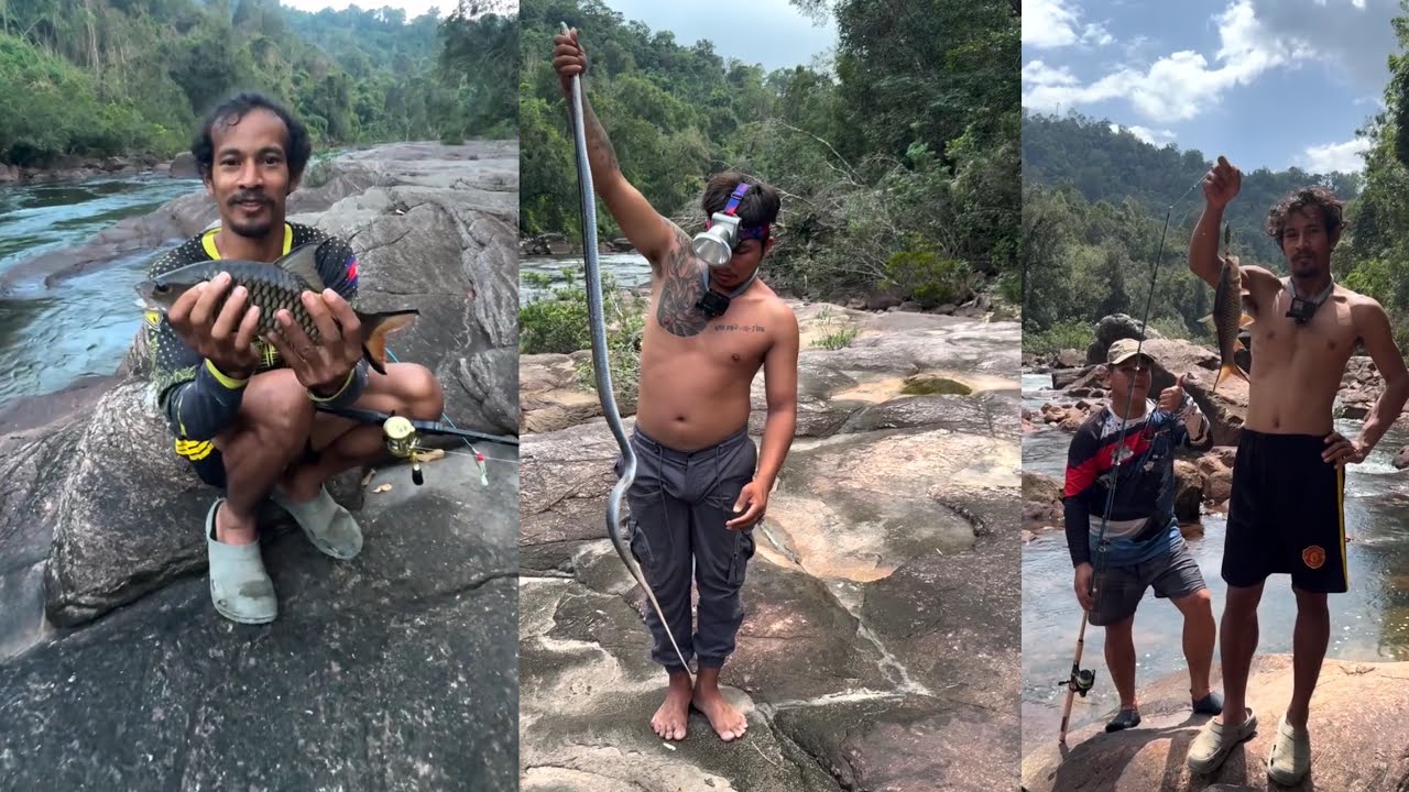 បបក់ត្រី. បីយប់.បួនថ្ងៃ. នៅលេីកោះ / Cooking