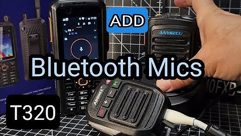 INRICO T320 - PAIR BLUETOOTH MIC / B01 & ABBREE