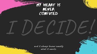 I DECIDE - Kevin @ Earthdance.  Some of the MOST POWERFUL words I've ever heard.