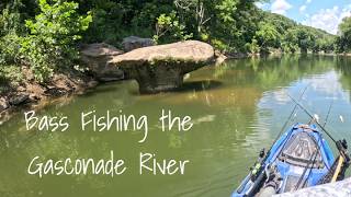 The Gasconade River was a long and slow river but very cool