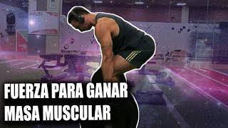 ¿ENTRENAR FUERZA PARA HIPERTROFIA? - CÓMO Y CUANDO