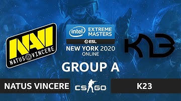 CS:GO - Natus Vincere vs. K23 [Overpass] Map 1 - IEM New York 2020 - Group A - CIS