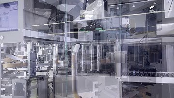 PEWO-form SLP 2 Compact - Smallest combined case packer and palletiser worldwide