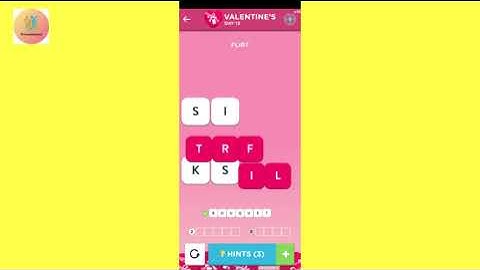 WordBrain 2 Valentines Event Day 13 February 3 2025 Answers