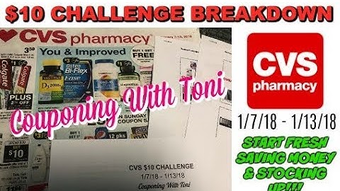 CVS $10 Challenge BREAKDOWN 1/7/18 - I