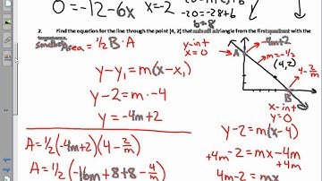 Calculus Unit 4.7 Notes Optimization Harder Problems Video.wmv