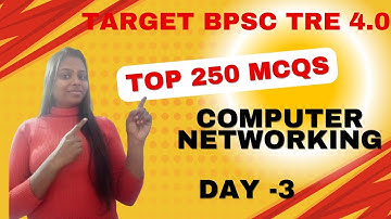 50 Networking MCQs for Computer Exams | BPSC TRE 4.0 Computer Science Preparation