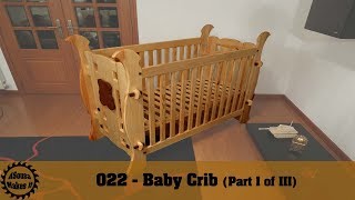 ASousa Makes it - 022 Baby Crib Part I of III This video was supported by BIOFA.PT Oil Used was: Worktop Oil(Óleo de Tampos e 