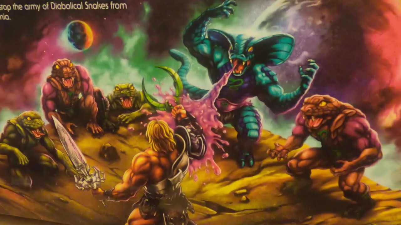 MASTERS OF THE UNIVERSE TOYS EXCLUSIVE DIABOLIC SNAKE INVASION 4 PACK HEMAN LIMITED EDITION MATTEL