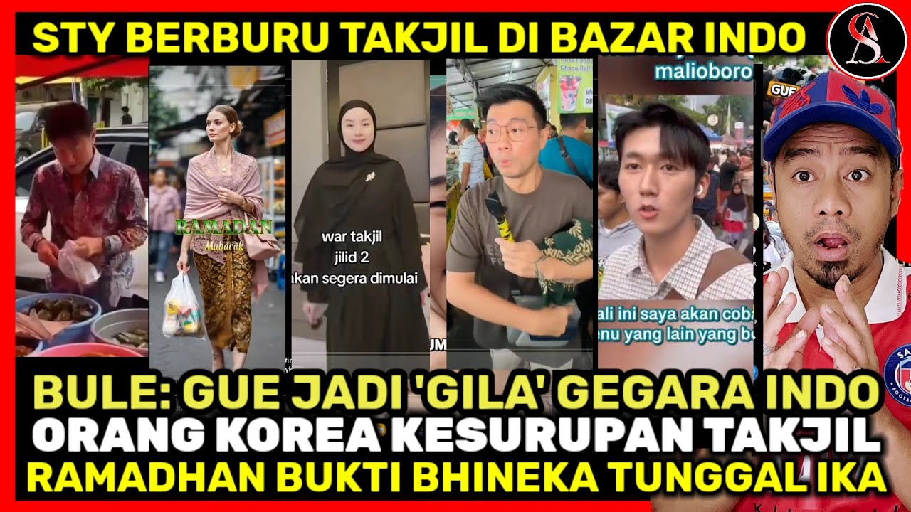 BULE  BERBURU TAKJIL DI INDONESIA KAYAK JADI ORANG INDO BANGET !!