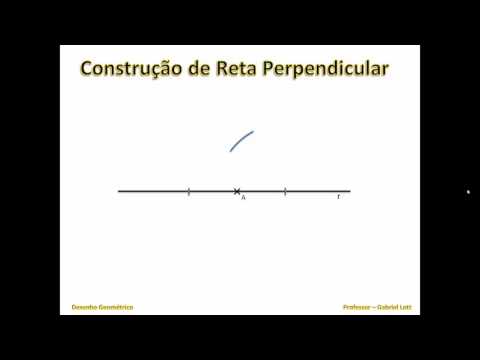 Vídeo: Qual é a primeira etapa na construção de uma perpendicular de um ponto a uma linha?