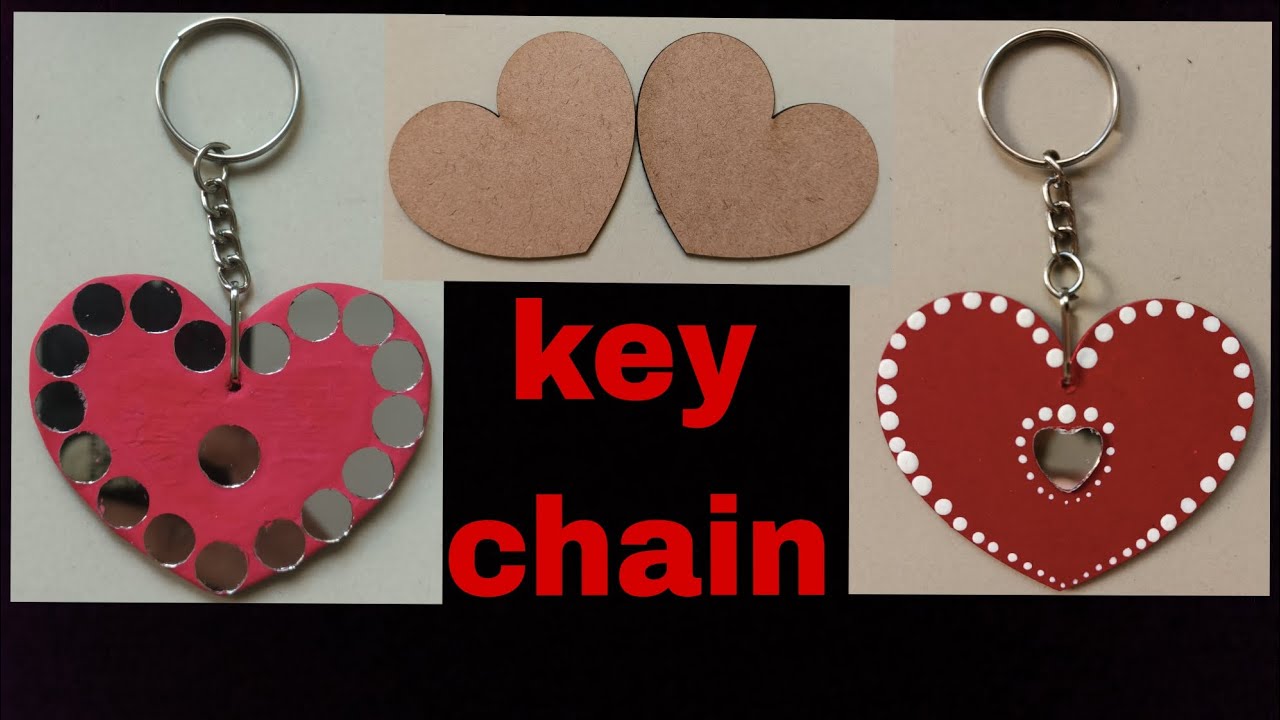 Make Easy and Cute keychains | Heart shape Keychains | 2 Easy Diy 