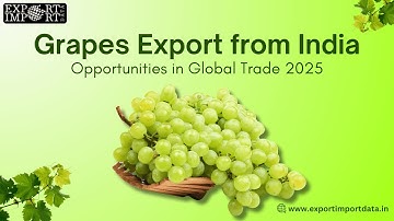 Grapes Export from India: Opportunities in Global Trade 2025