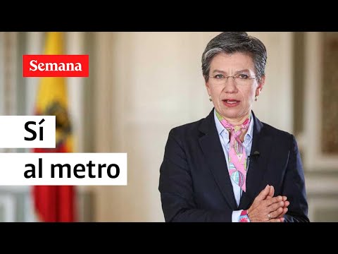 Gobierno Petro dijo sí al metro elevado de Bogotá: Claudia López |Semana Noticias