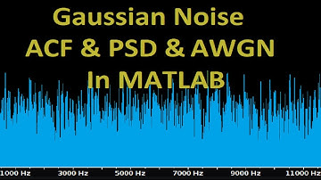 AWGN, WGN, Autocorrelation and PSD Explained using Matlab