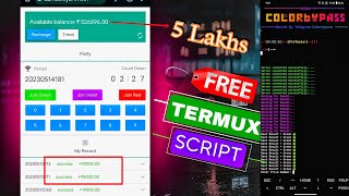 🔴 New Colour Prediction Game H@€king LIVE 😱 | fiewin Colour Prediction h@€k with Termux Script Free screenshot 4