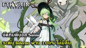 จัดทีมตีบอส Sania ระดับ Inferno ผ่าน 100% ไม่มีลื่น | Etheria Restart