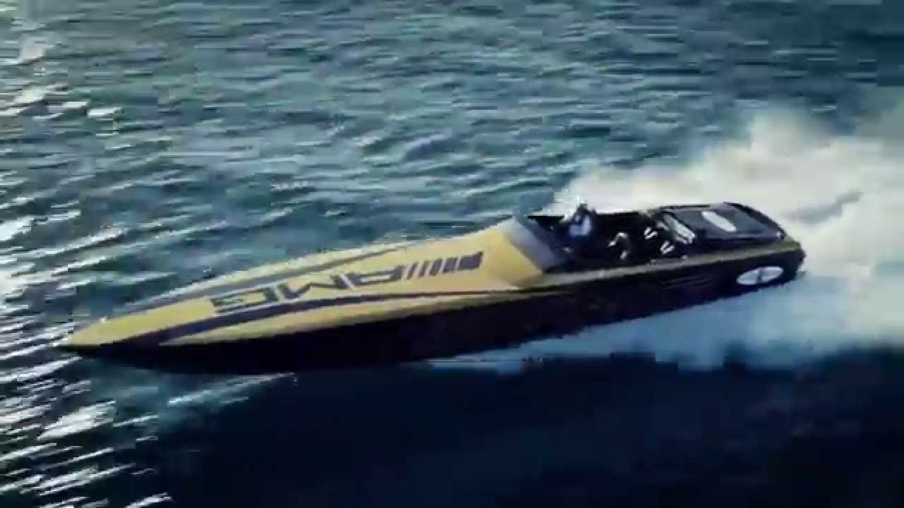 50' Marauder GT S finally on water!