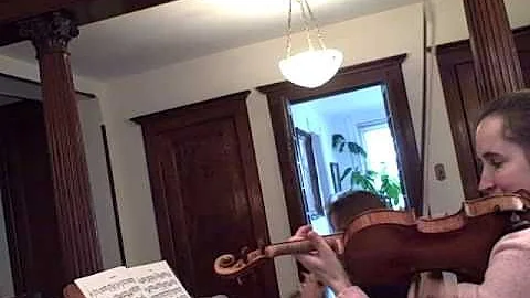 Judi Lehman plays Bach Doulbe Violin Concerto   Fi...