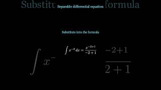 Separable differential equation 📘 #DifferentialEquations #Calculus #Math #fyp #viral #tutorial