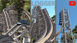 LOGGER - Wooden Shuttle Coaster - Nolimits 2 by Tim 37,459 views 4 years ago 1 minute, 33 seconds