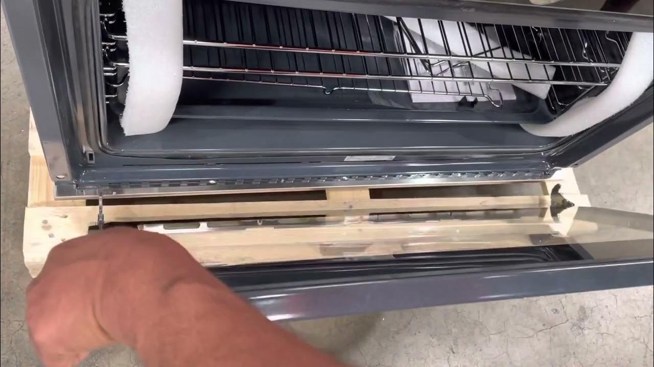 Remove and reinstall oven door YouTube