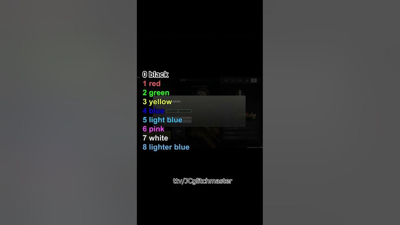 change-name-colour-color-in-mwii-quick-shorts-youtube
