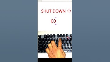 Shut Down Trick !!   (Code EO7D ) #keyboard  #asmr #tricks