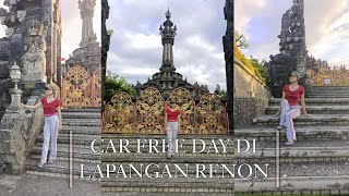 Car free day di lapangan bajra sandi Renon Denpasar Bali part 1