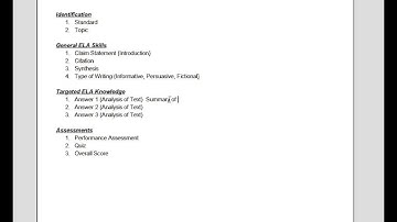 Data Binders in Your Classroom  ELA Example